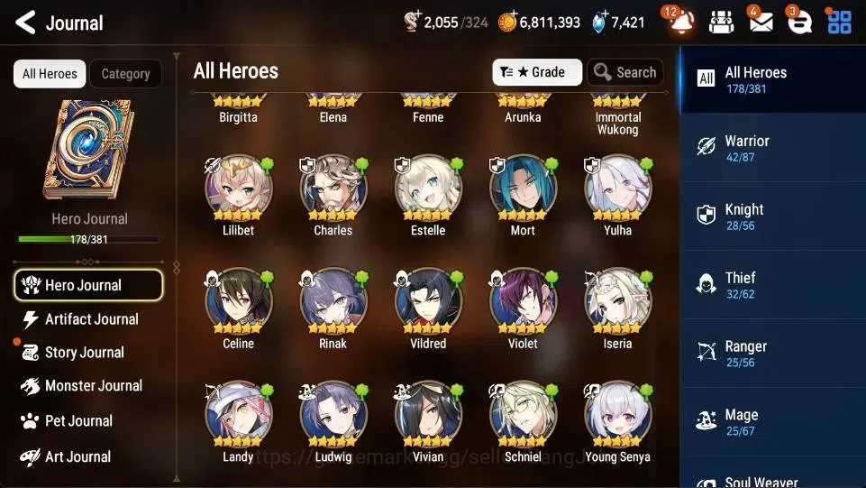 Epic Seven Accounts Global | 18 ML [Belian,JKise,BArunka,NMLuna,BMHast image 8