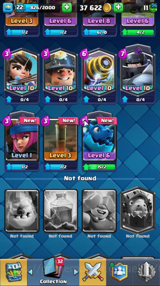 Clash Royale Accounts Lv 22|Trophy 4162|KTL 9|Limited Skin|Card 74|Wild  image 10