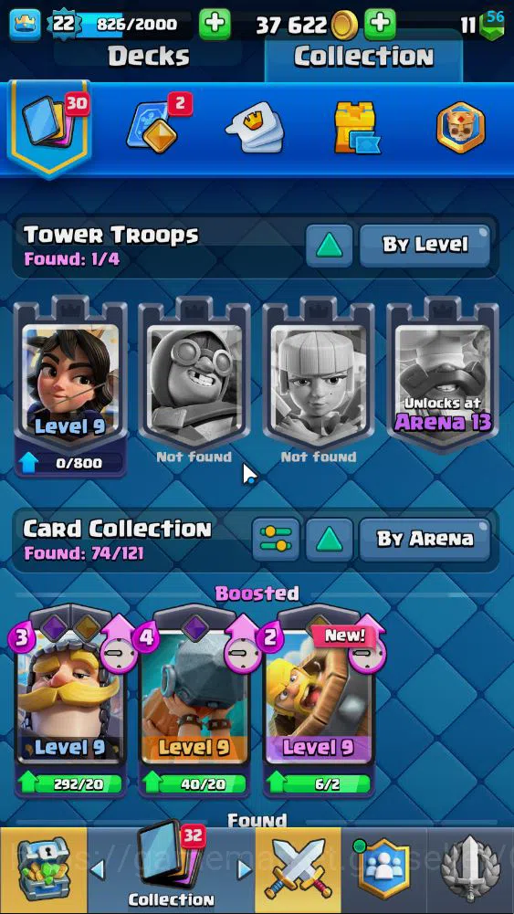 Clash Royale Accounts Lv 22|Trophy 4162|KTL 9|Limited Skin|Card 74|Wild  image 4