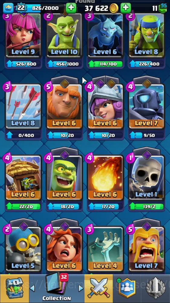 Clash Royale Accounts Lv 22|Trophy 4162|KTL 9|Limited Skin|Card 74|Wild  image 6
