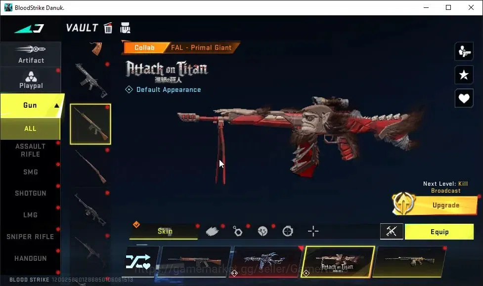 Blood Strike Accounts ASIA|ULTRA Melee One-Handed Axe|Collab EVA-KATYA|1 image 13