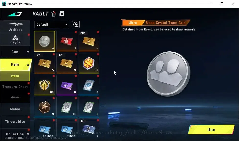 Blood Strike Accounts ASIA|ULTRA Melee One-Handed Axe|Collab EVA-KATYA|1 image 19