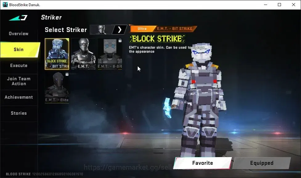 Blood Strike Accounts ASIA|ULTRA Melee One-Handed Axe|Collab EVA-KATYA|1 image 4