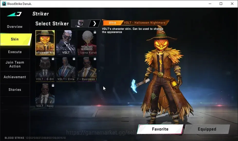 Blood Strike Accounts ASIA|ULTRA Melee One-Handed Axe|Collab EVA-KATYA|1 image 8