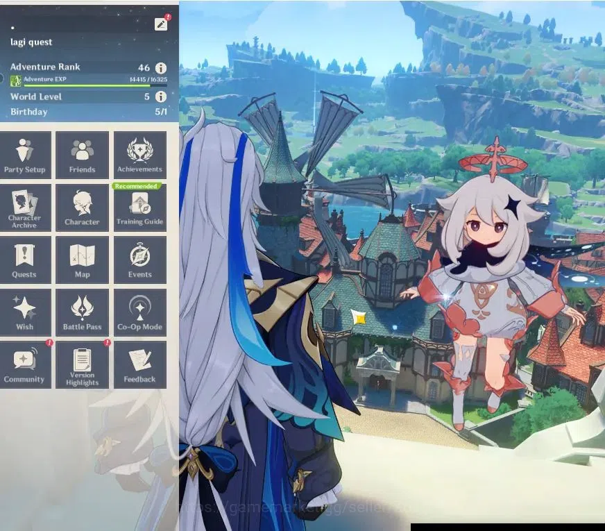 Genshin Impact Accounts Starter ASIA|Best Starter|AR 46|2 Limited (Neuvillette+Sign,Flins)|1 Standard Keqing|Low Explore|Mc 1