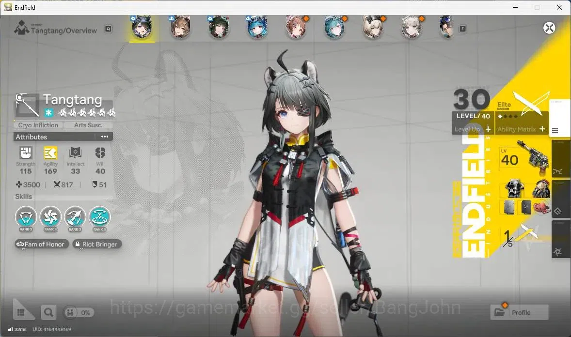 Arknights: Endfield Accounts Asia | Lv 31|3 Limit+1 Sign|Limit (Zhuang Fangyi,G image 12