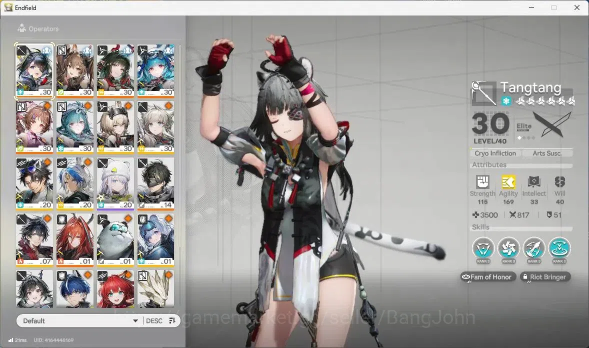 Arknights: Endfield Accounts Asia | Lv 31|3 Limit+1 Sign|Limit (Zhuang Fangyi,G image 14