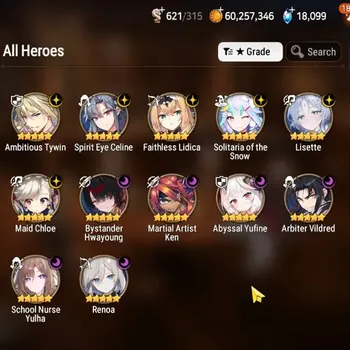 Epic Seven Accounts High-End GLOBAL Verif|12 ML(Lisette,SN Yulha,Renoa,AB Vildred,etc)+HARU,Estelle,Etc|AUTO W|158K