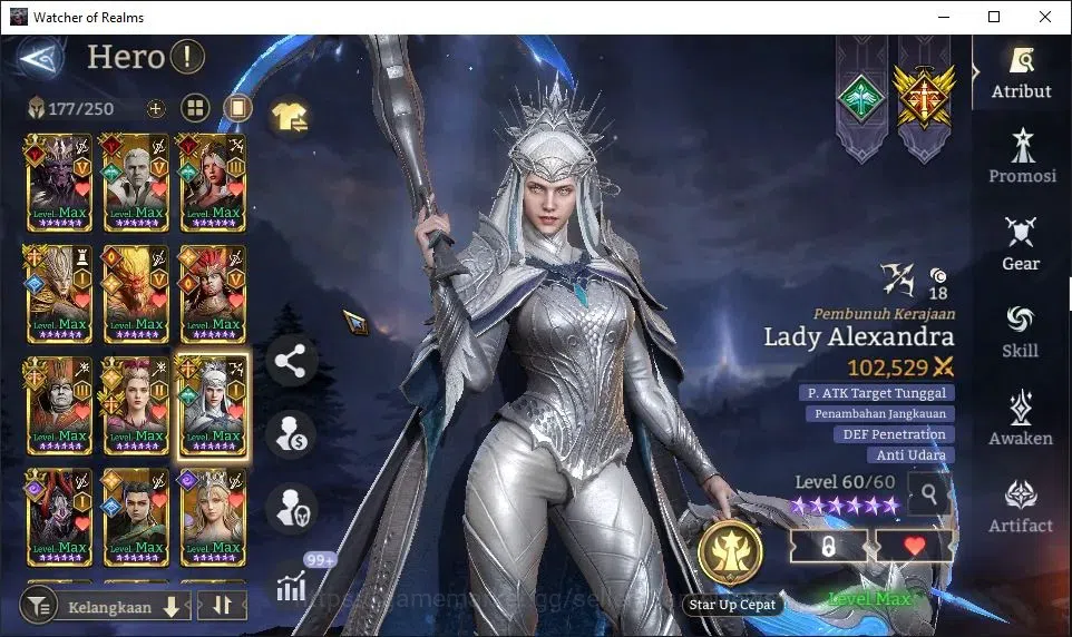 Watcher of Realms Accounts GLOBAL 60x|10M Power|15K Gems+Many Skin|12 Lord[Va image 13