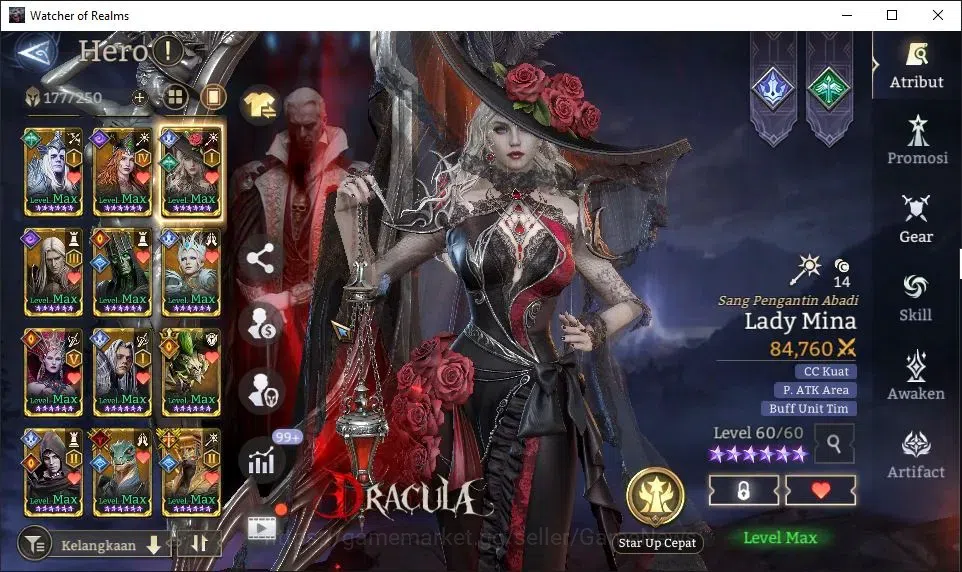 Watcher of Realms Accounts GLOBAL 60x|10M Power|15K Gems+Many Skin|12 Lord[Va image 14