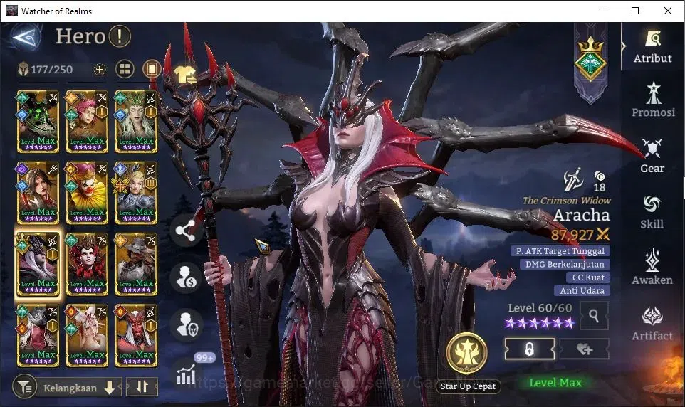 Watcher of Realms Accounts GLOBAL 60x|10M Power|15K Gems+Many Skin|12 Lord[Va image 16