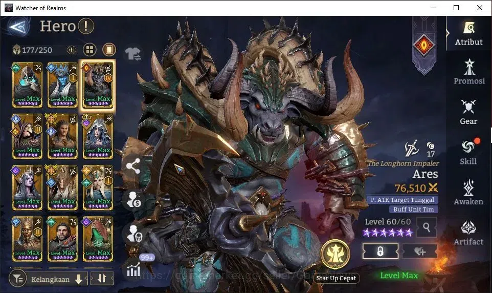 Watcher of Realms Accounts GLOBAL 60x|10M Power|15K Gems+Many Skin|12 Lord[Va image 17