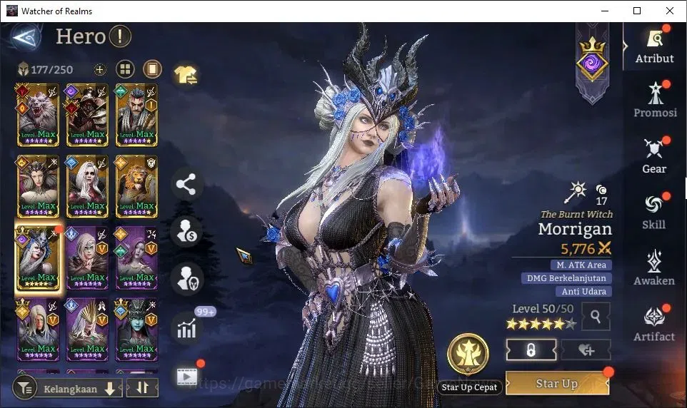 Watcher of Realms Accounts GLOBAL 60x|10M Power|15K Gems+Many Skin|12 Lord[Va image 20