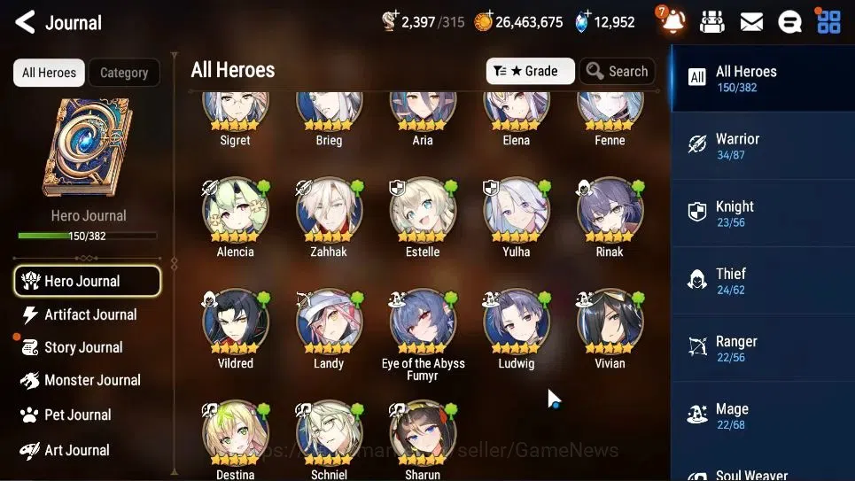 Epic Seven Accounts GLOBAL UnVerif|13ML(Rhiana&Luc,BArunka,HarSeti,ZIO image 8