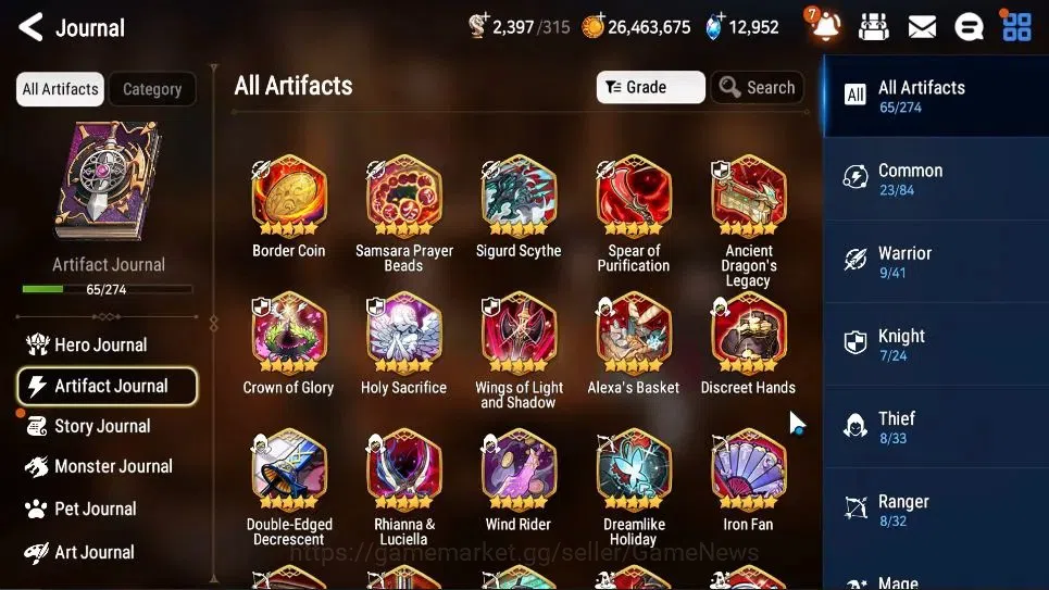 Epic Seven Accounts GLOBAL UnVerif|13ML(Rhiana&Luc,BArunka,HarSeti,ZIO image 9
