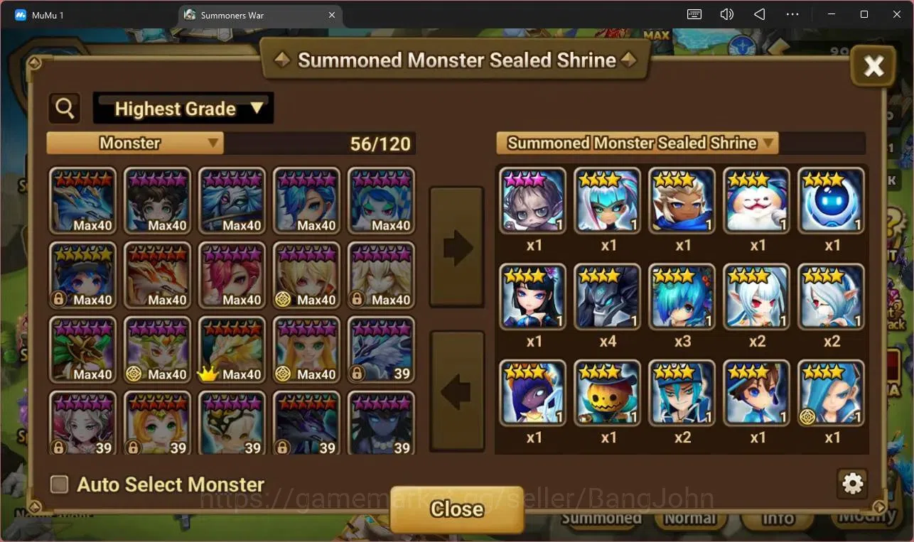 Summoners War: Sky Arena Accounts Others ASIA |LV88| LD 2(Qitian Dasheng,Celia)|17 NB5(Teshar,Leo, Etc)|33 Total B6|Ready to 11