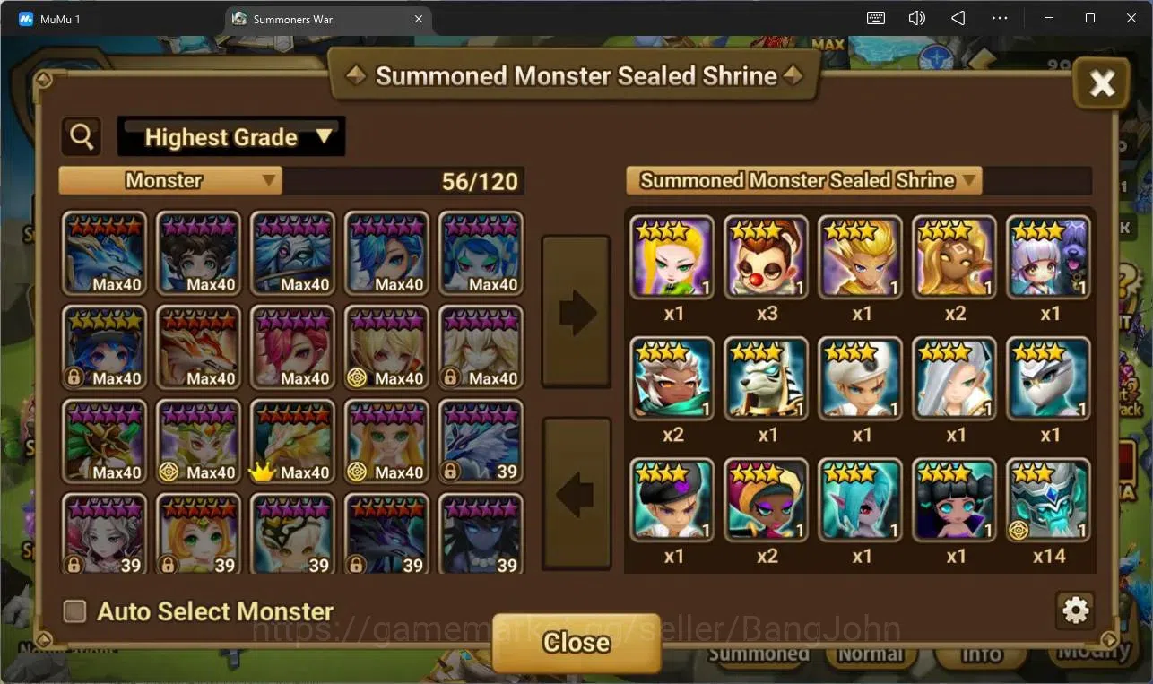 Summoners War: Sky Arena Accounts Others ASIA |LV88| LD 2(Qitian Dasheng,Celia)|17 NB5(Teshar,Leo, Etc)|33 Total B6|Ready to 15