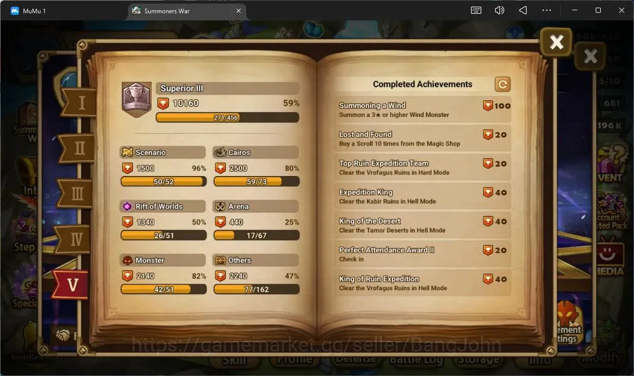 Summoners War: Sky Arena Accounts Others ASIA |LV88| LD 2(Qitian Dasheng,Celia)|17 NB5(Teshar,Leo, Etc)|33 Total B6|Ready to 17