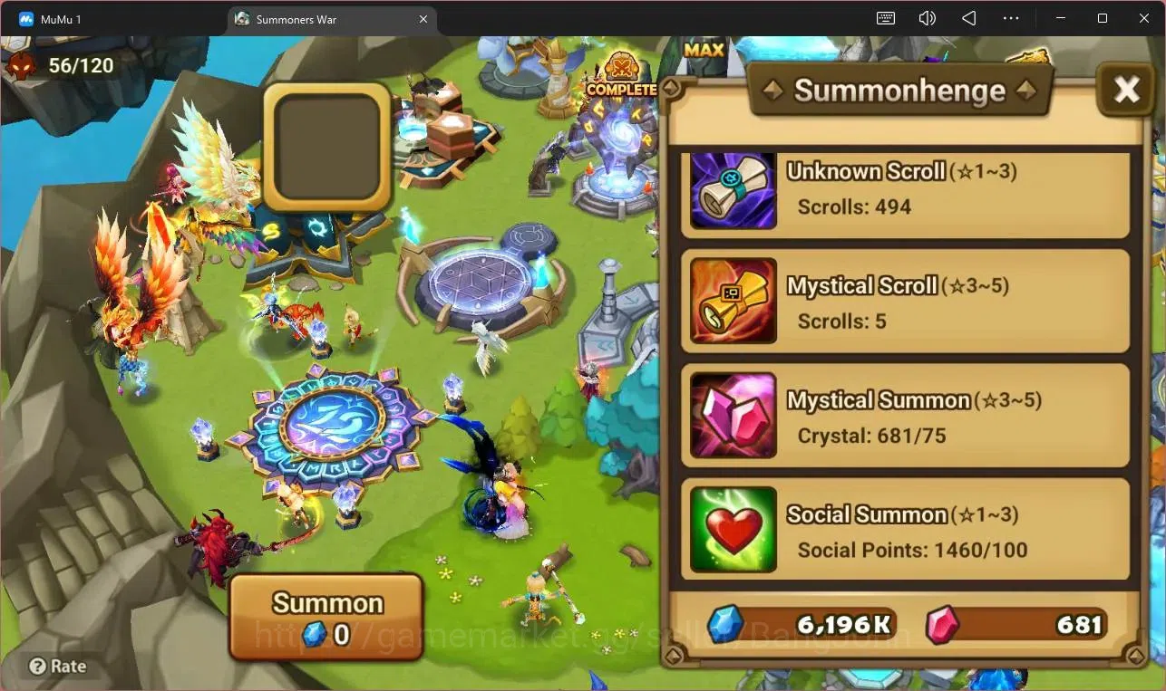 Summoners War: Sky Arena Accounts Others ASIA |LV88| LD 2(Qitian Dasheng,Celia)|17 NB5(Teshar,Leo, Etc)|33 Total B6|Ready to 8