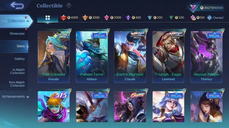 Mobile Legends: Bang Bang Accounts Global Hero 132 Skin 234|CC Natalia|LightBorn TG|V image 16