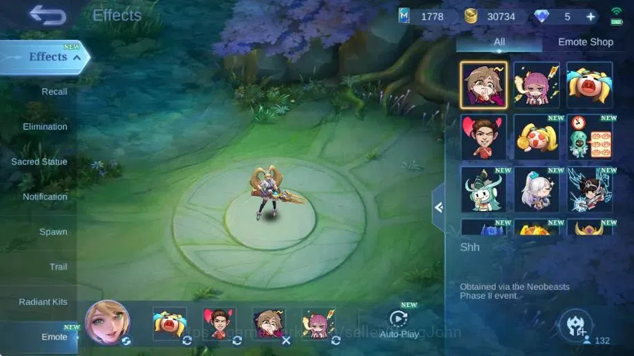 Mobile Legends: Bang Bang Accounts Global Hero 132 Skin 234|CC Natalia|LightBorn TG|V image 7