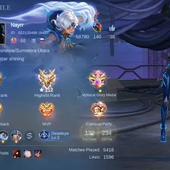 Mobile Legends: Bang Bang Collector Global Hero 132 Skin 234|CC Natalia|LightBorn TG|V image 1