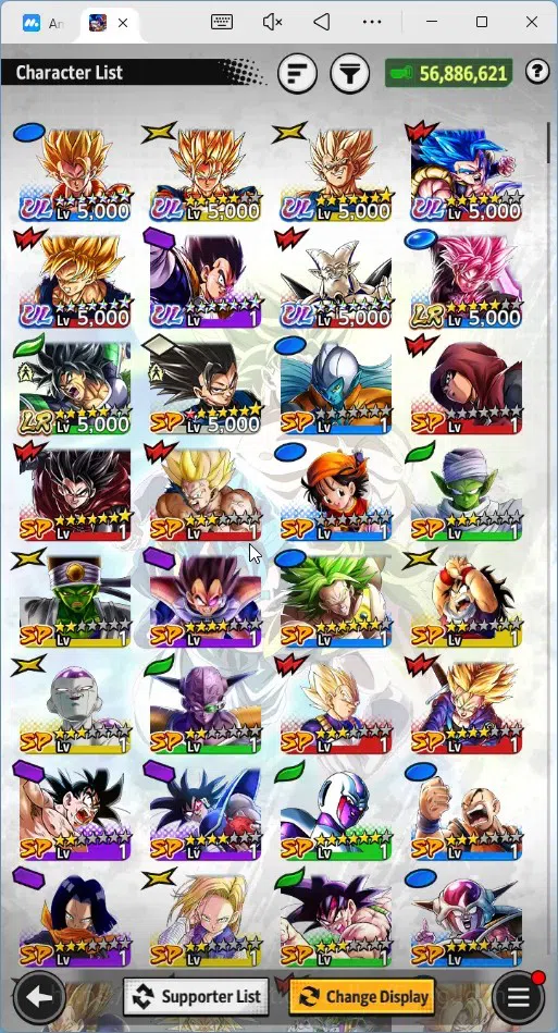 Dragon Ball Legends Accounts Android | Lvl 156|56.8M Total Power|1.2K CC|2 LR|7 image 17