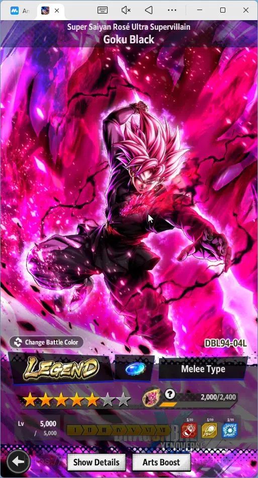 Dragon Ball Legends Accounts Android | Lvl 156|56.8M Total Power|1.2K CC|2 LR|7 image 9