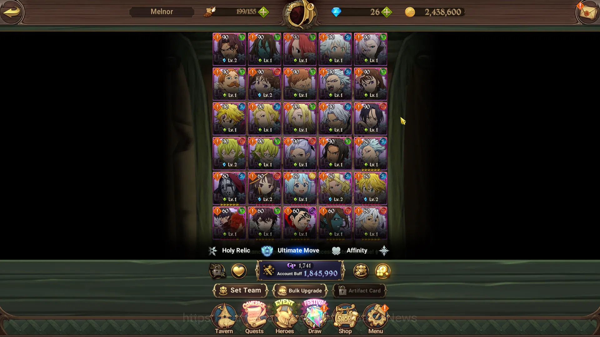 The Seven Deadly Sins: Grand Cross Accounts Global|1,8M CC|Starter Ch6|4 UR+Collab Konosuba|Me image 6