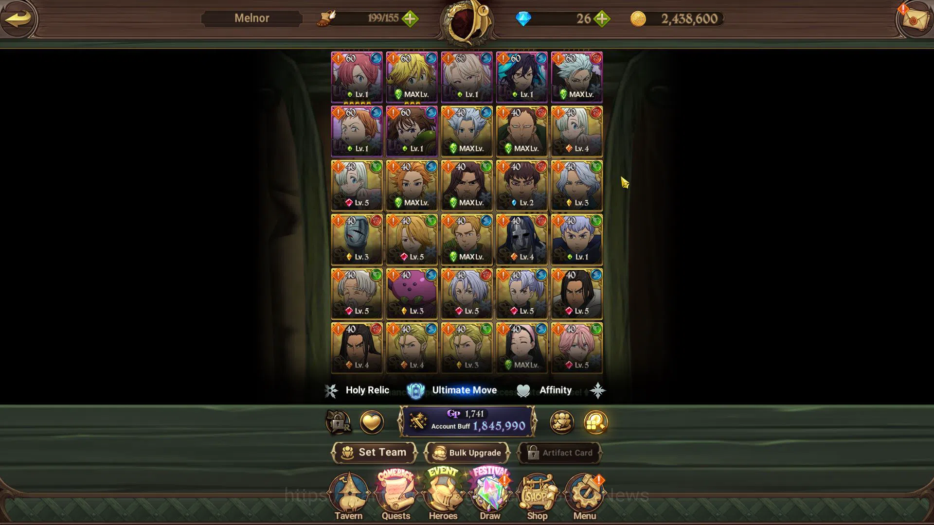 The Seven Deadly Sins: Grand Cross Accounts Global|1,8M CC|Starter Ch6|4 UR+Collab Konosuba|Me image 7