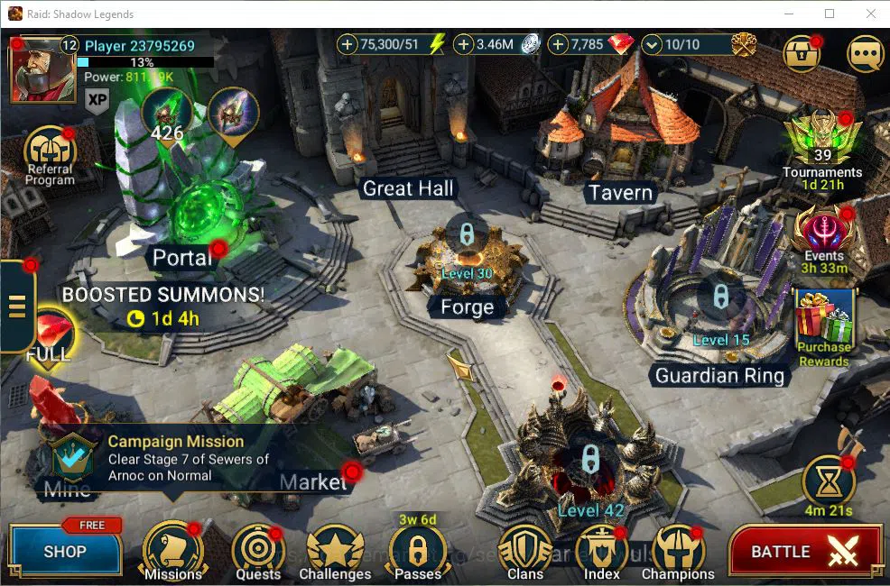 Raid: Shadow Legends Accounts Lv12 811K Power|1 Mythic(Galathir)+24 Legendary(Ni image 1
