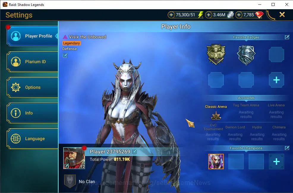 Raid: Shadow Legends Accounts Lv12 811K Power|1 Mythic(Galathir)+24 Legendary(Ni image 2