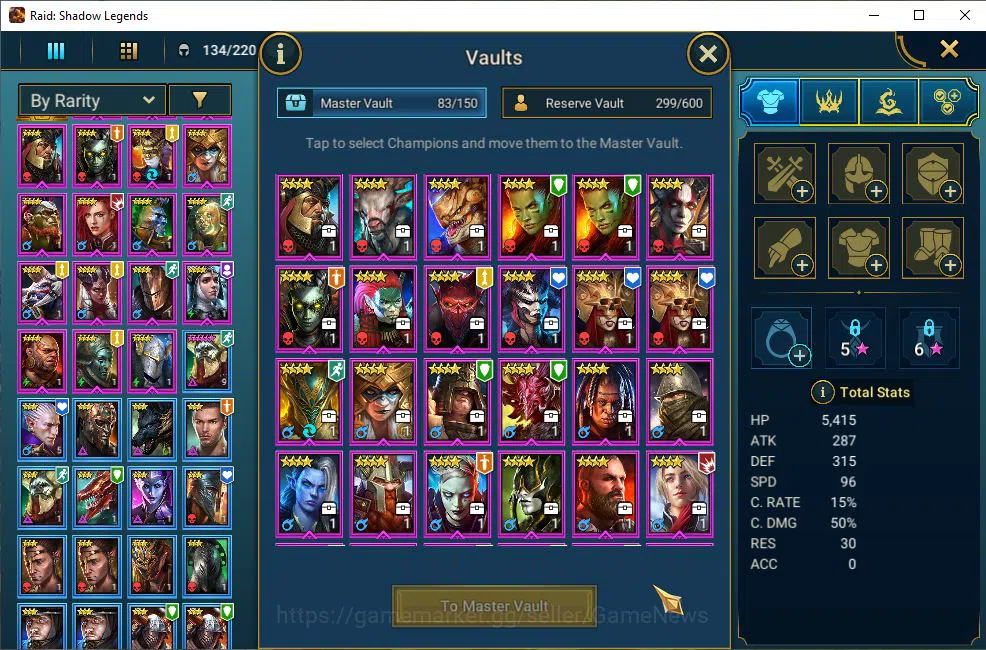 Raid: Shadow Legends Accounts Lv12 811K Power|1 Mythic(Galathir)+24 Legendary(Ni image 6