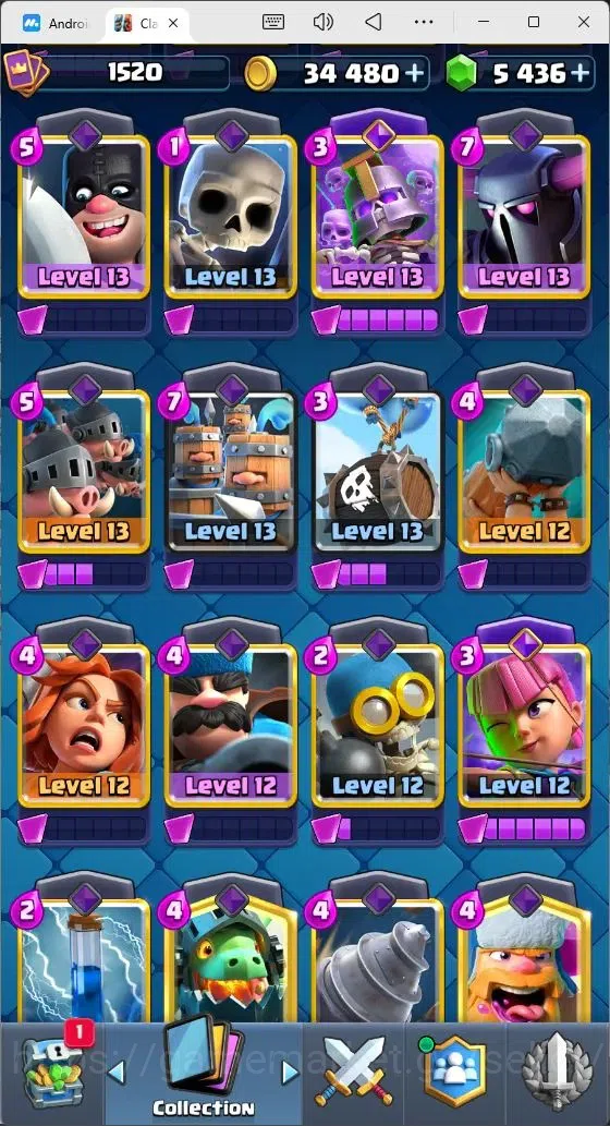Clash Royale Accounts Mobile |KTL 15| Highest Trophy 12008|Card121|8 Max image 6