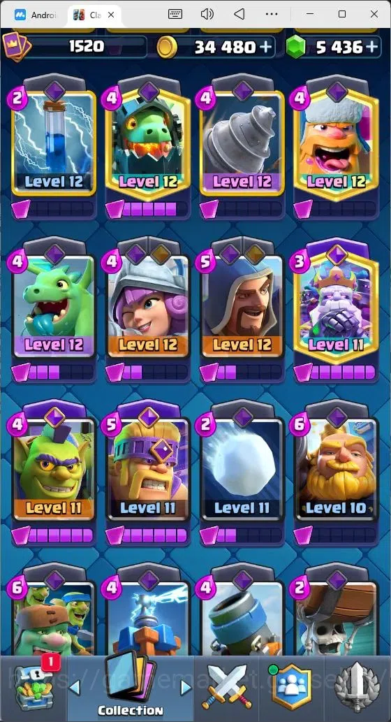 Clash Royale Accounts Mobile |KTL 15| Highest Trophy 12008|Card121|8 Max image 7