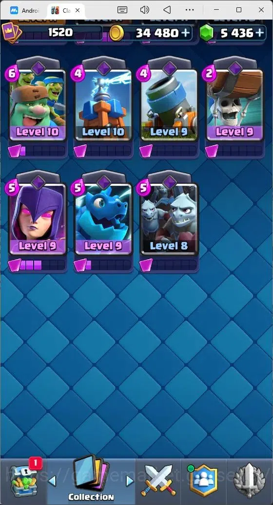 Clash Royale Accounts Mobile |KTL 15| Highest Trophy 12008|Card121|8 Max image 8