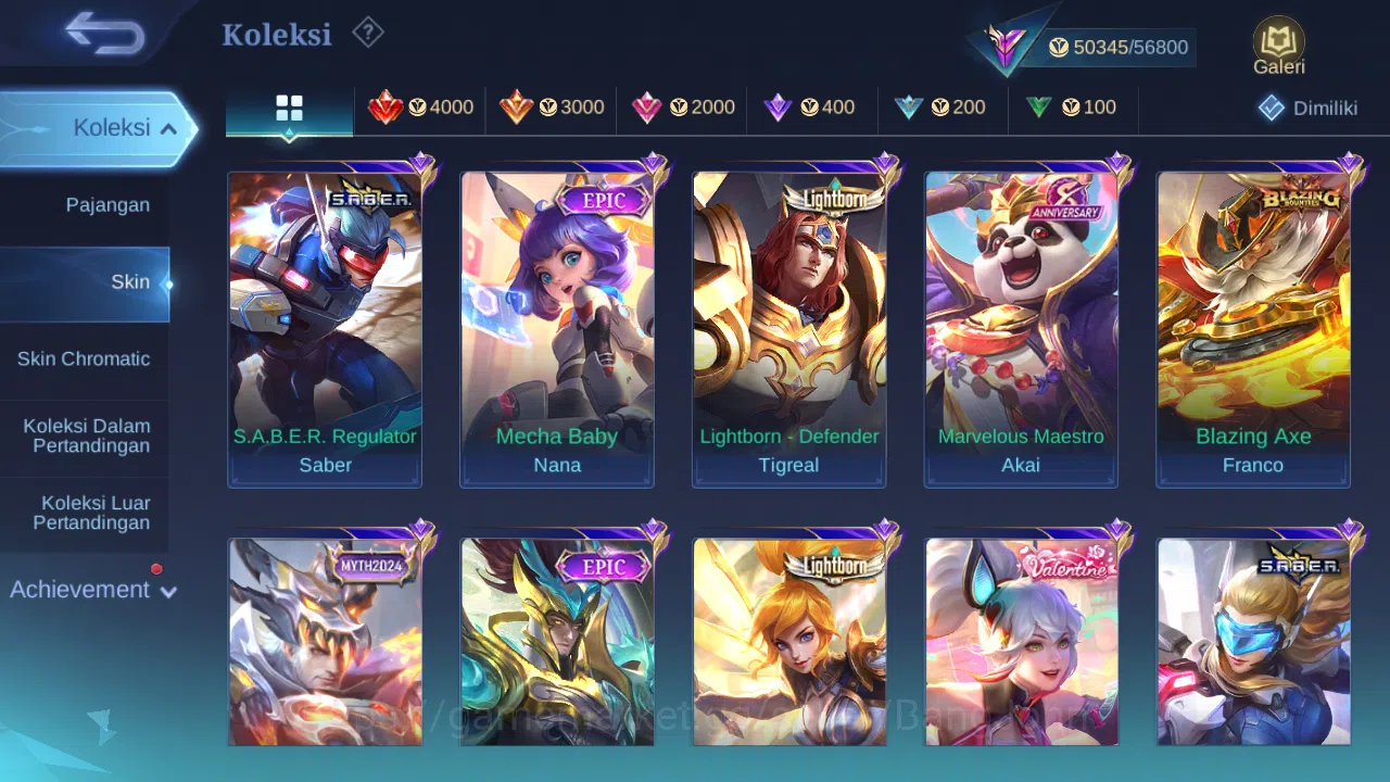 Mobile Legends: Bang Bang Accounts Hero 128 Skin 215 | Luckybox Alucard, Claude | Lig image 4