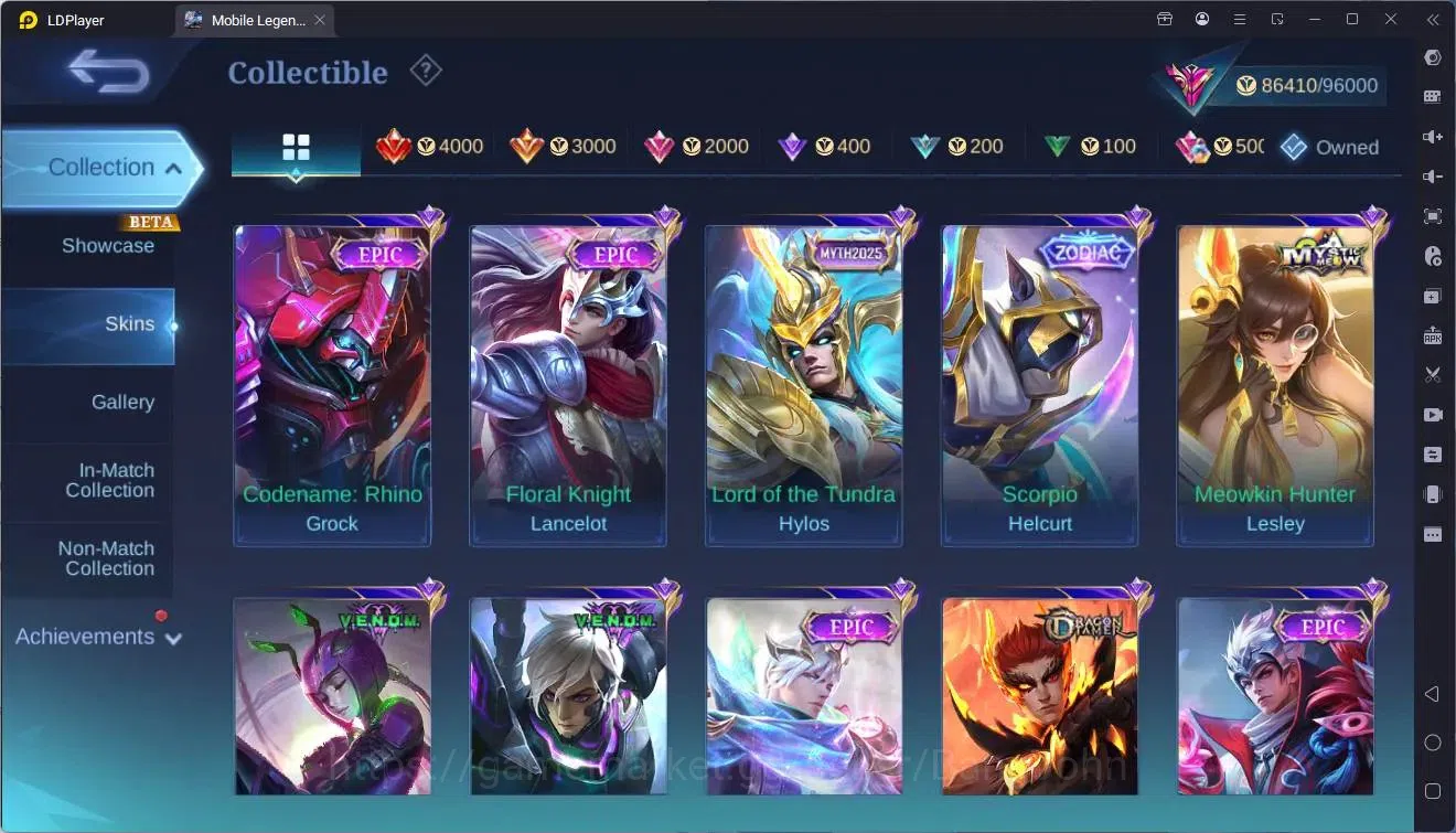 Mobile Legends: Bang Bang Accounts Global |Hero 133|Skin 315|Exalted|ASP Fanny,Layla| image 14