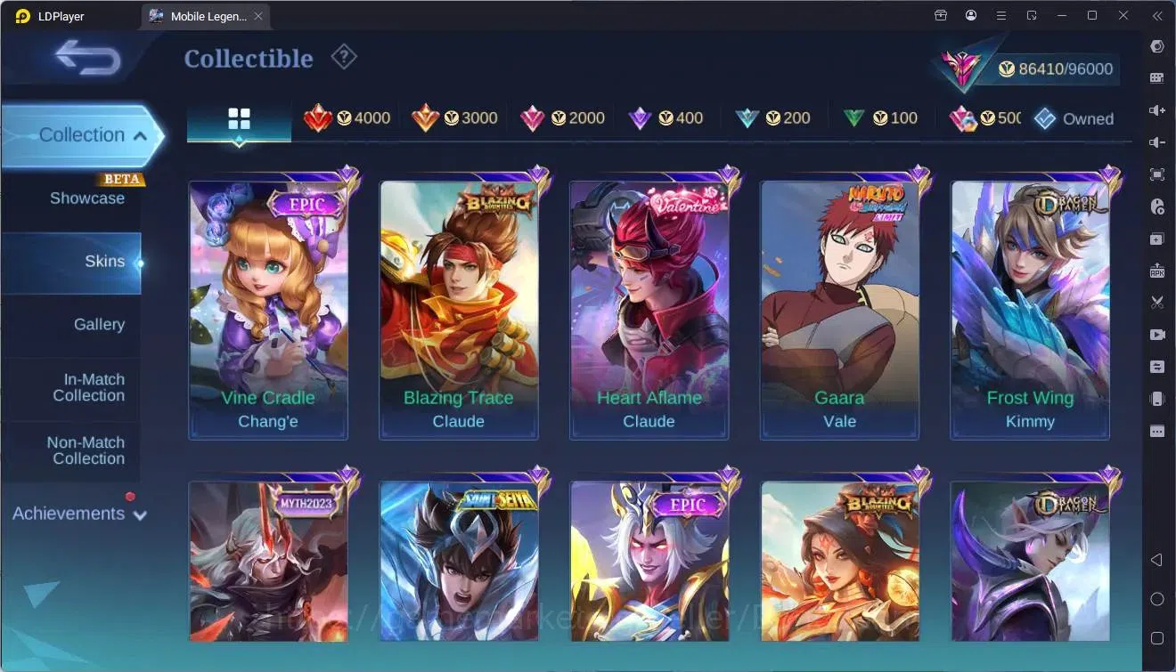 Mobile Legends: Bang Bang Accounts Global |Hero 133|Skin 315|Exalted|ASP Fanny,Layla| image 16