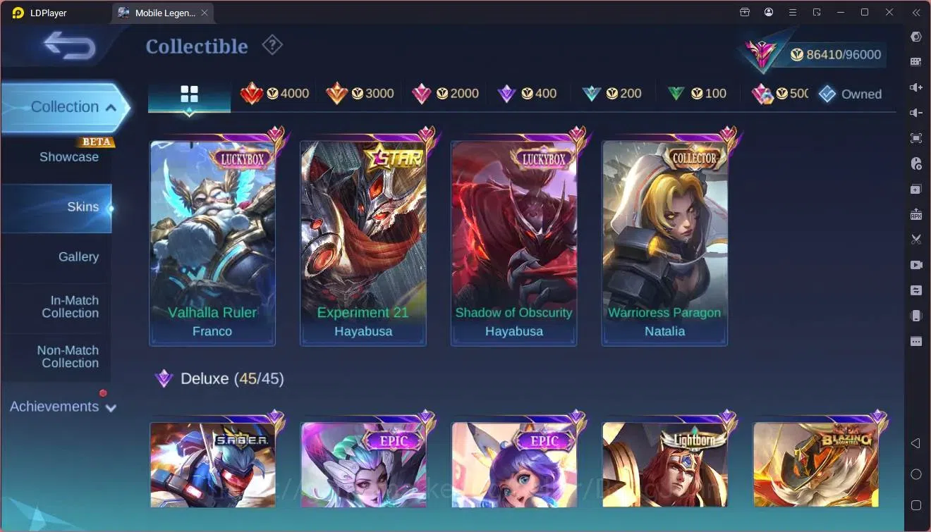 Mobile Legends: Bang Bang Accounts Global |Hero 133|Skin 315|Exalted|ASP Fanny,Layla| image 9