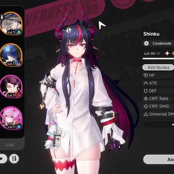 Neverness to Everness Accounts SEA|HL 15|TL 5|5 S-Class 2 Limited [Shinku+Sign,Hotori]+Jiuyuan,Fadia,Daffodill|4 Glider|2
