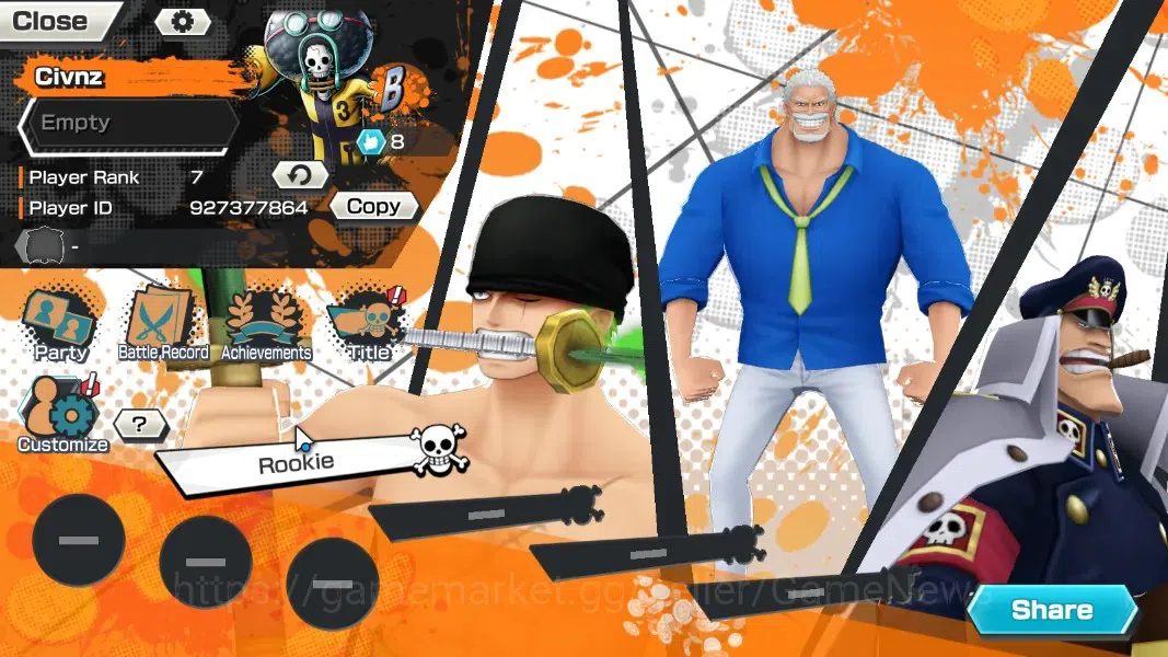 One Piece Bounty Rush Accounts Global|2 EX 2 MAX|The Wings Zoro & Sanji,Legendary image 2