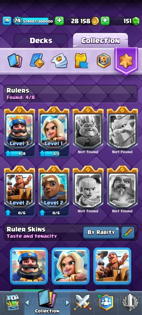Clash Royale Accounts Lv 74|Trophy 13012|KTL 15|Card121|21 Max|5 Hero|18 image 14