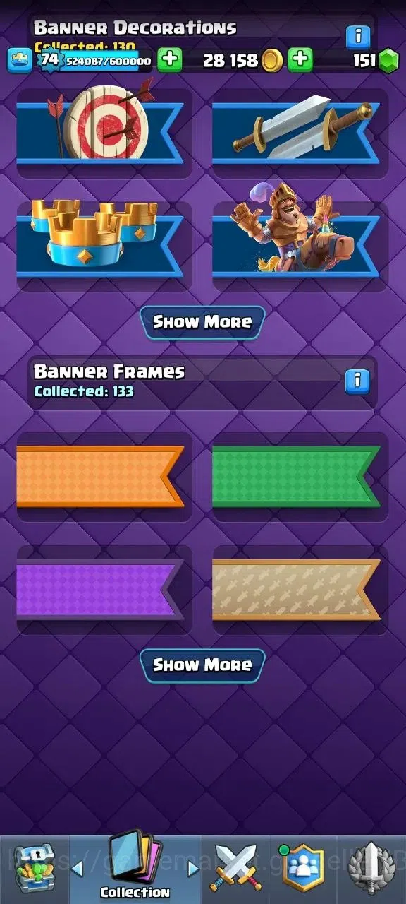Clash Royale Accounts Lv 74|Trophy 13012|KTL 15|Card121|21 Max|5 Hero|18 image 17