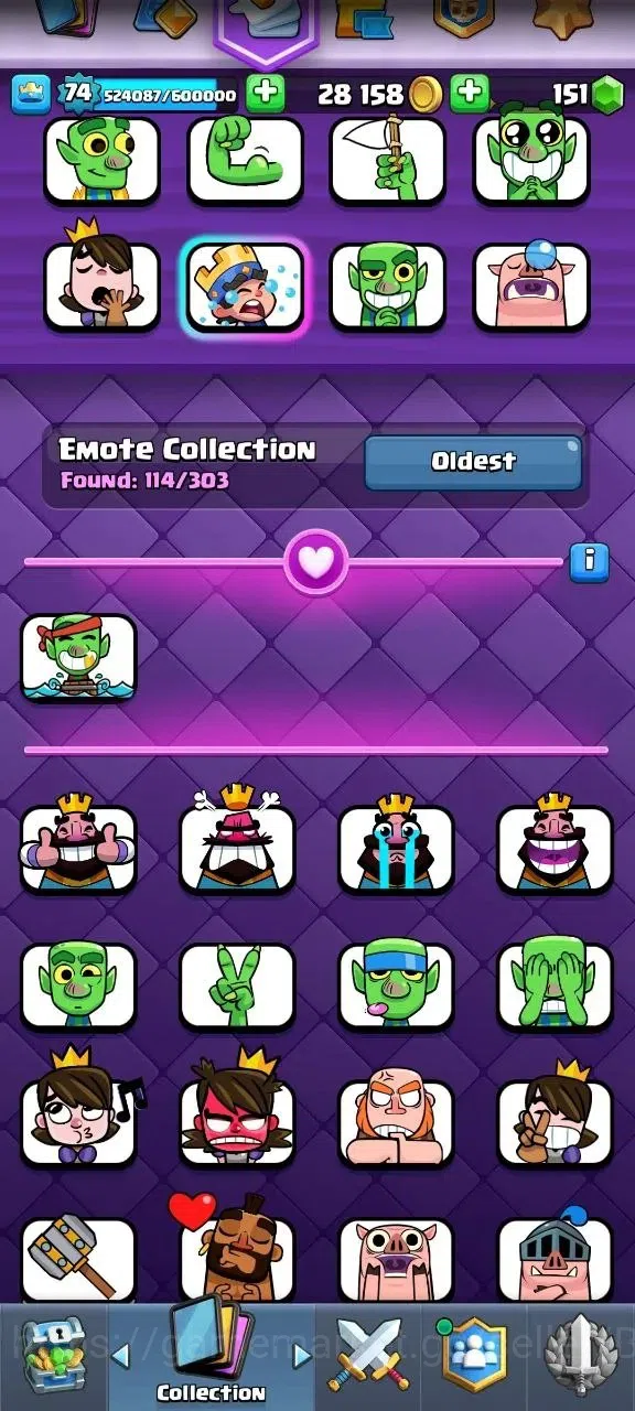 Clash Royale Accounts Lv 74|Trophy 13012|KTL 15|Card121|21 Max|5 Hero|18 image 19