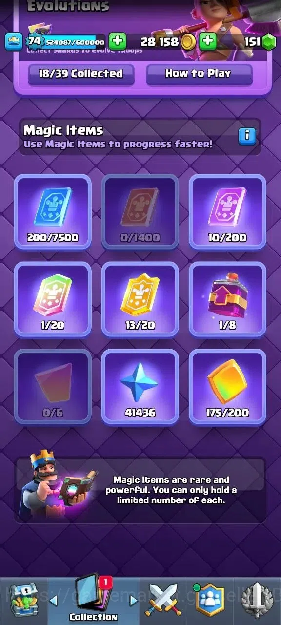 Clash Royale Accounts Lv 74|Trophy 13012|KTL 15|Card121|21 Max|5 Hero|18 image 6