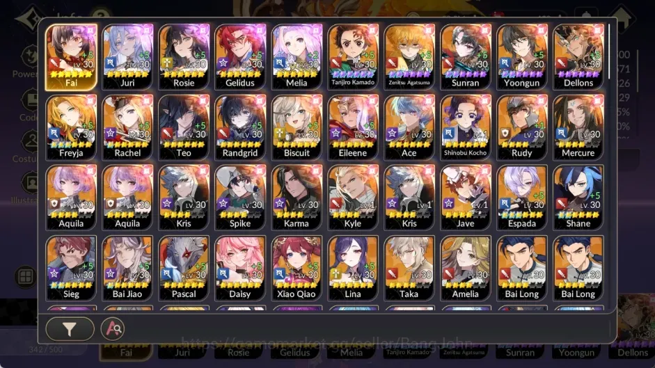 Seven Knights Re:Birth Accounts Global|Full 1