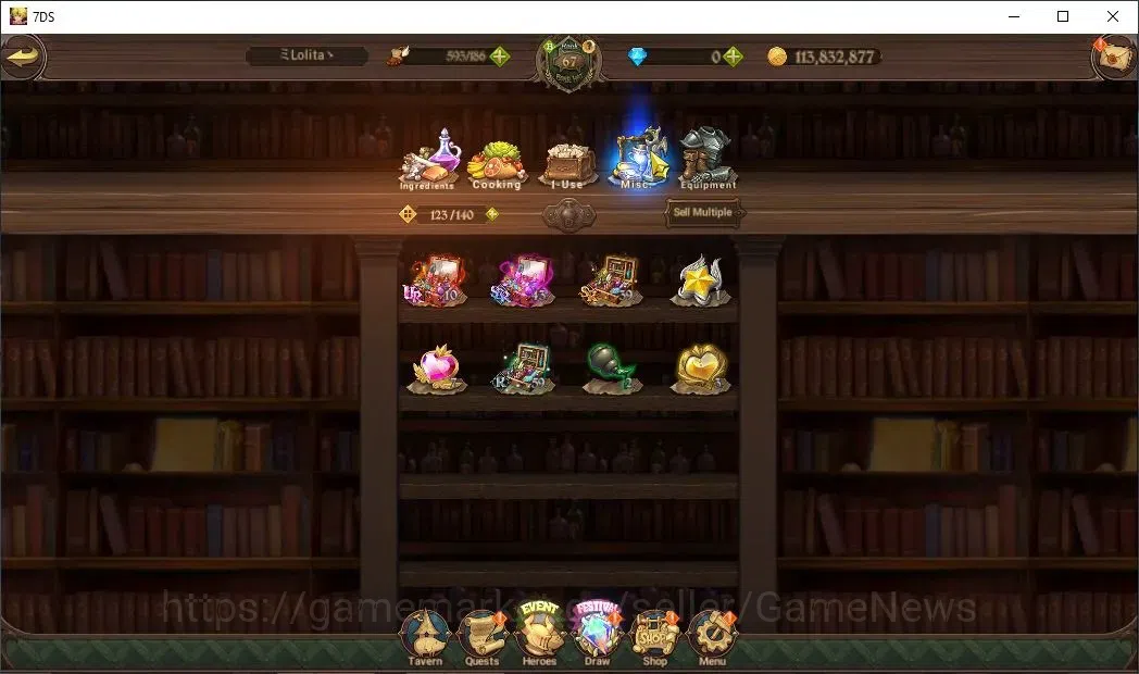 The Seven Deadly Sins: Grand Cross Accounts Global|2,3M CC|1 UR Selector|4 LR+5 UR+Collab ReZe image 17