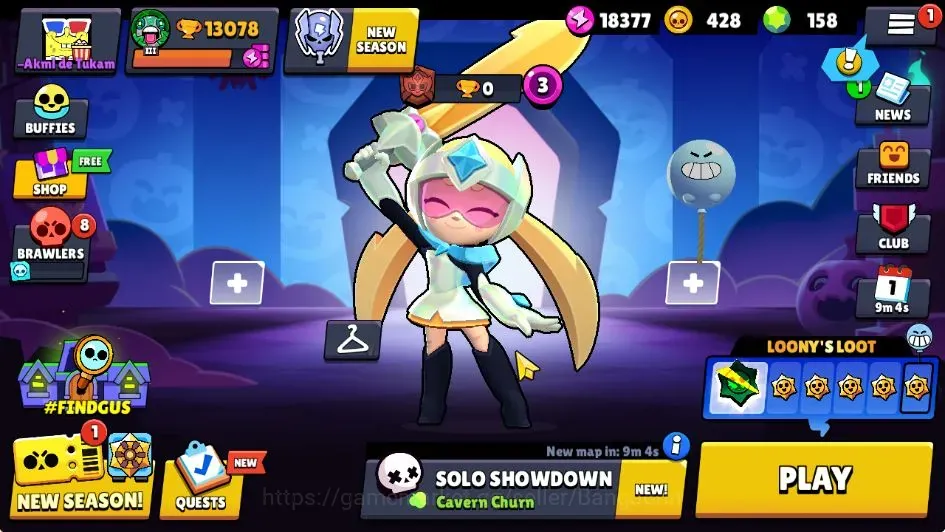 Brawl Stars Accounts Trophy 13078 | 52 Brawler | 11 Max HC | 1 HC, 2 LG, 4 Mythic, 37 Epic Skins | 8094 Bling | Check SS 1