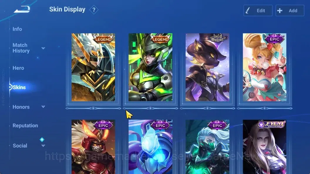 Honor of Kings Accounts Hero 34 Skin 29 | Legend Skin Selection Chest |2 L image 2